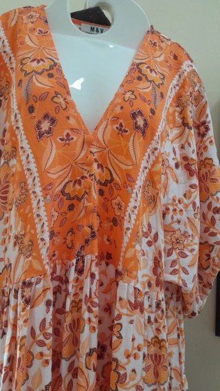 Vestito estivo cotone fantasia floreale