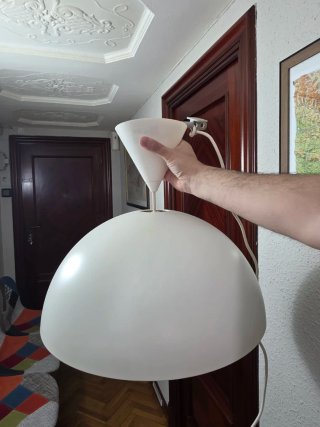 Lámpara de techo colgante blanca