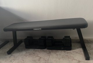 Mancuernas Ajustables DH FitLife 2-12kg + Banco