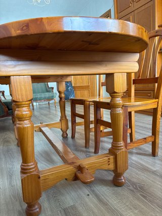 Mesa comedor madera y 4 sillas