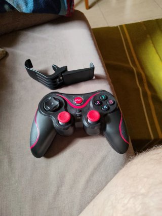 Mando NEW S3 Negro y Rosa