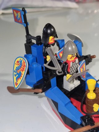 Lego Castello 6057 Nave con Cavalieri