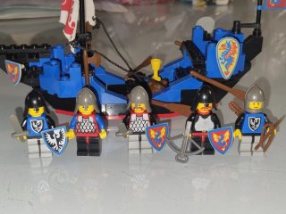 Lego Castello 6057 Nave con Cavalieri
