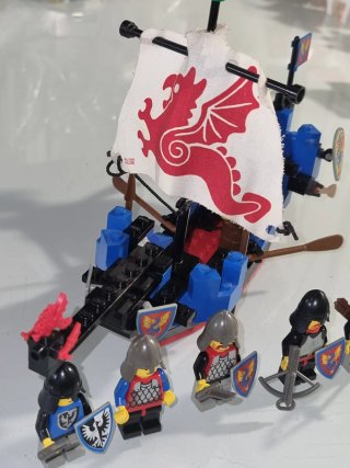 Lego Castello 6057 Nave con Cavalieri