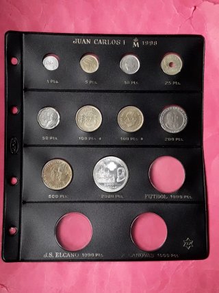 AÑO 1998 COMPLETO SIN CIRCULAR + PLATA EN PARDO
