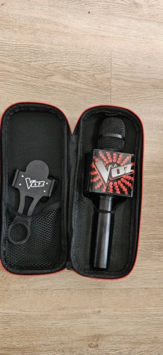 Micrófono Karaoke TVX La Voz con Funda