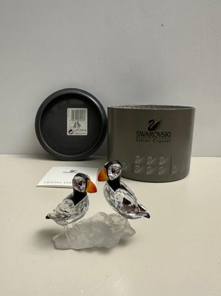 Coppia di pulcinella Swarovski