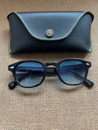 Gafas Moscot Negras y Azules