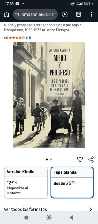 Miedo y progreso los españoles de a pie bajo el...