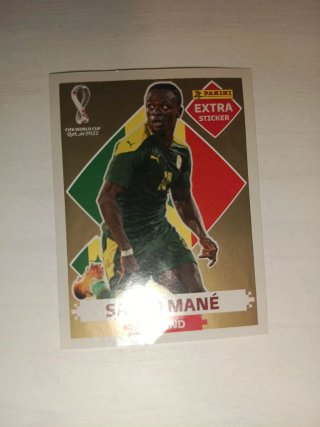 Cromo Sadio Mané Extra Gold Qatar 2022