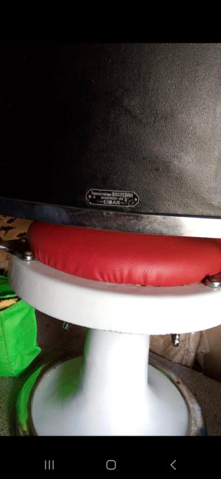 Sillón de peluquería vintage