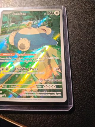 Snorlax 151 Pokémon Center Carta