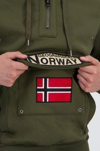 1 UD Sudadera Geographical Norway Kaki