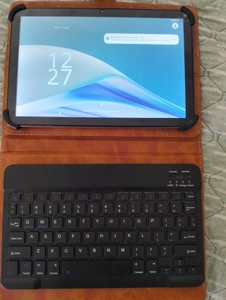 Samsung Galaxy Tab A8 Marrón + Teclado