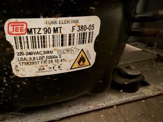 Frigorífico Beko bajo encimera (pequeño)
