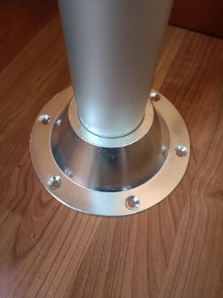 Pie Mesa de aluminio desmontable para Camper.