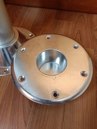Pie Mesa de aluminio desmontable para Camper.