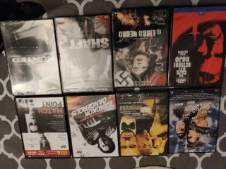 Lote 8 DVD Películas Acción y Suspense