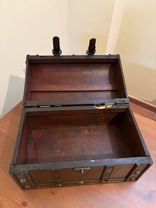 Cofre de madera vintage