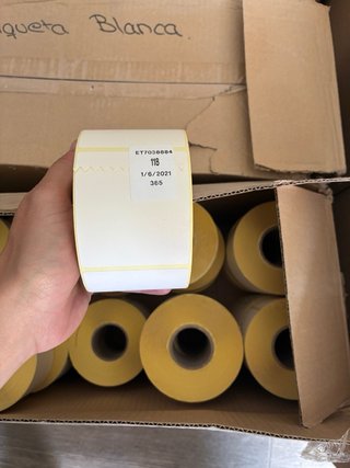 Rollo etiquetas Dibal 58x80mm