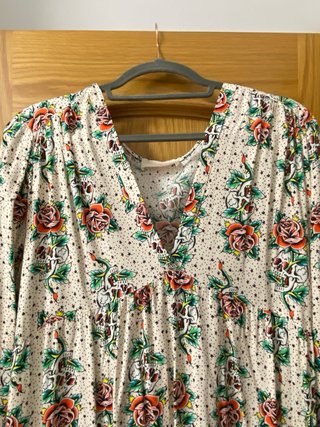 Vestido Banditas from Marseille floral blanco
