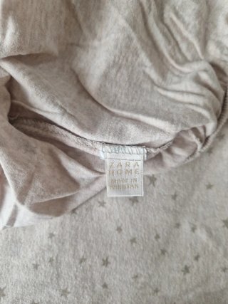 Ropa de cuna: sábana bajera y funda Zara Home