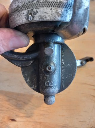 Carrete de pesca vintage