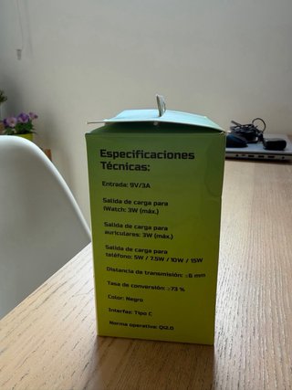 Cargador Inalámbrico Magnético 3 en 1 Qi2