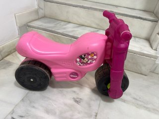Correpasillos Moto Minnie Mouse Rosa
