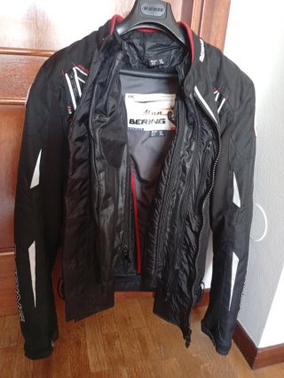 Chaqueta Moto Bering Negra XL