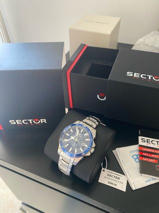 Orologio Sector 450 Automatico Blu Nuovo