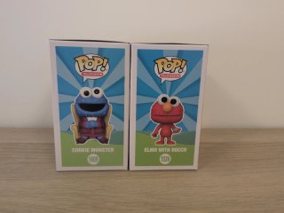 Pack 2 Funko Pop! Sesame Street Elmo y Cookie Mons