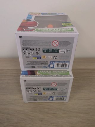 Pack 2 Funko Pop! Sesame Street Elmo y Cookie Mons