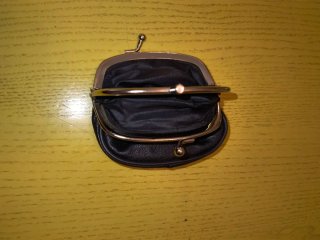 Portamonete Piero Guidi nero