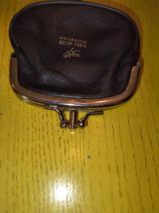 Portamonete Piero Guidi nero