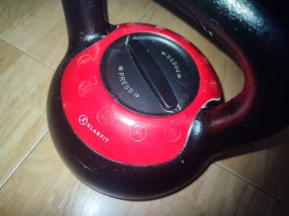 Kettlebell regolabile Klarfit 8-16 kg