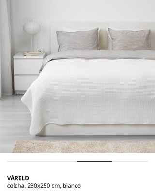 Colcha Cama Doble Blanca A ESTRENAR