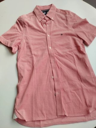 Camisa Manga Corta Tommy Hilfiger Rosa
