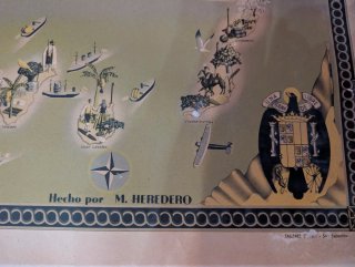 Mapa Antiguo España Ilustrado