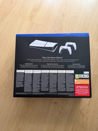 Caja PS5 Digital Edition Sony + Manuales