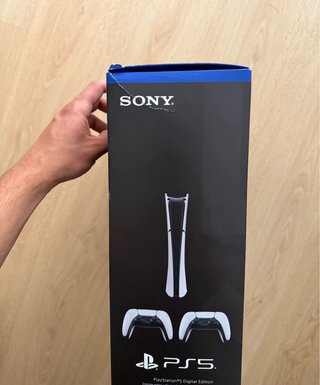 Caja PS5 Digital Edition Sony + Manuales