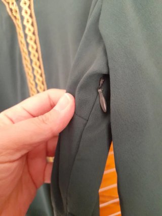 Vestito cerimonia tunisina verde taglia unica