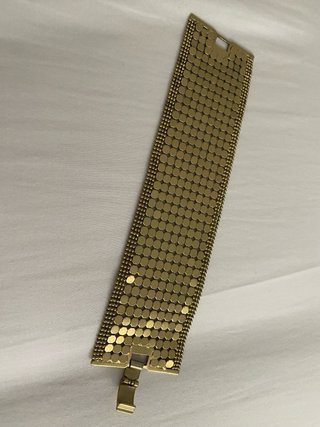 Pulsera esclava dorada ligera
