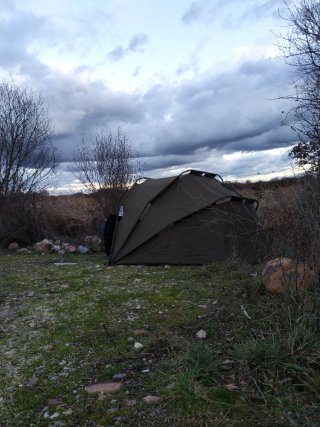 Bivvy Vorteks Doble Capa Suelo Carpfishing