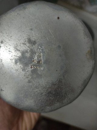 Juego de 2 Cazos Antiguos de Aluminio