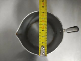 Juego de 2 Cazos Antiguos de Aluminio