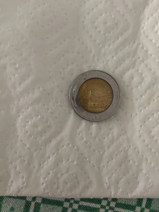 Moneda Italia 500 Liras 1999