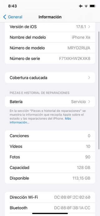 iPhone XR 128 GB Bianco