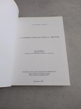LA MONEDA CATALANA LOCAL (S. XIII-XVIII)