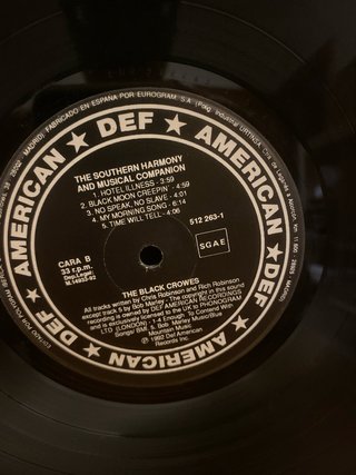 The Black Crowes Southern Harmony LP